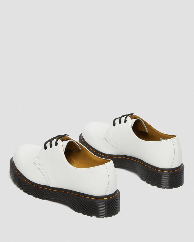 Zapatos Oxford Dr Martens 1461 Bex Smooth Cuero Mujer Blancos | MX 44XYU